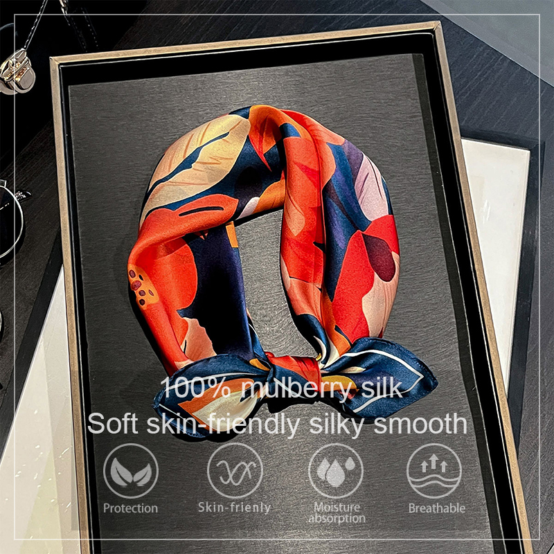 Face Scarf Mask - 2026 New Spring 100% Pure Silk
