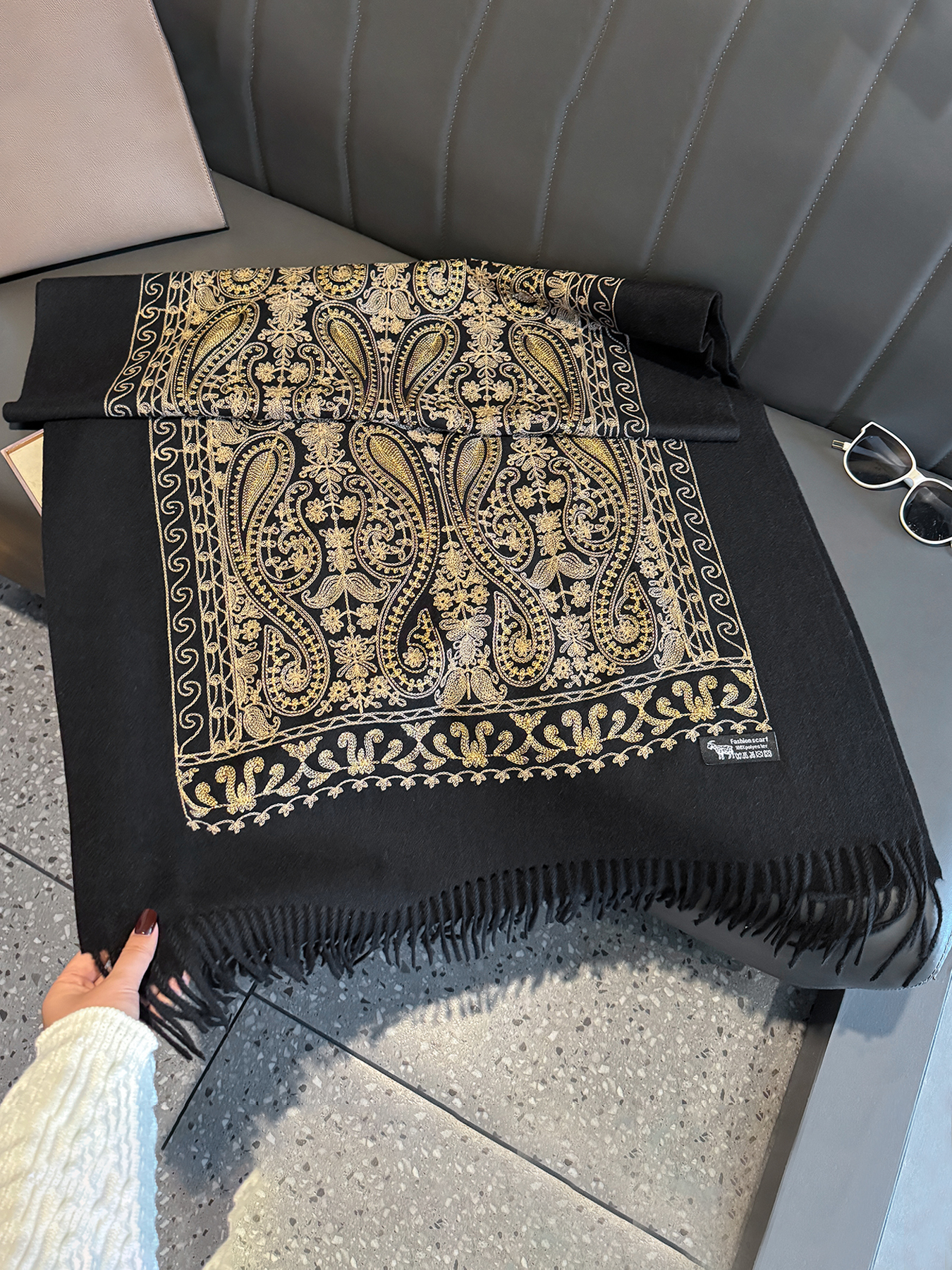 Luxury Thick Warm Paisley Pash - Woven Scarf Blanket 리뷰 및 가격
