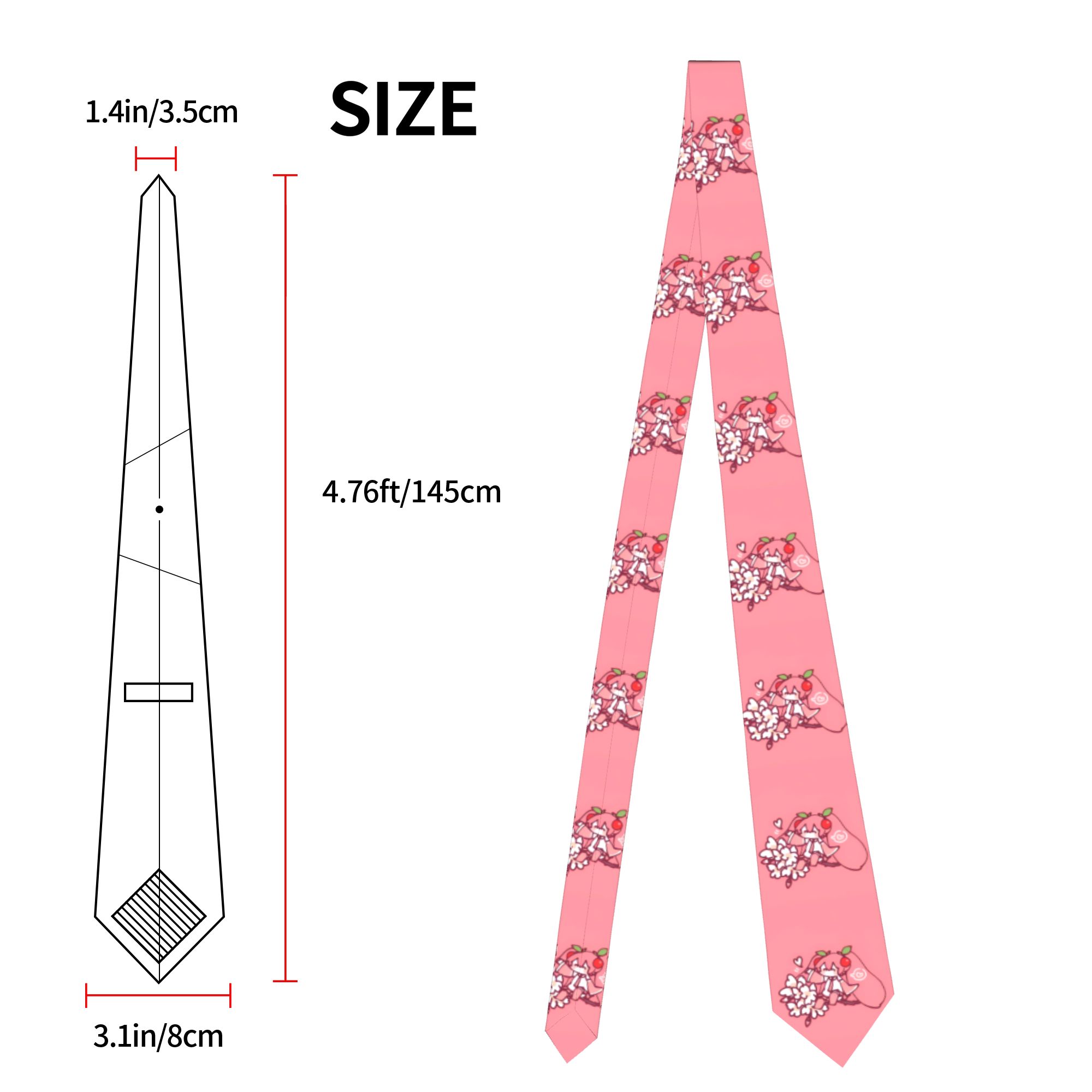 Neckties H-Hatsunes Mikus Chib - Skinny Tie Men 리뷰 및 가격