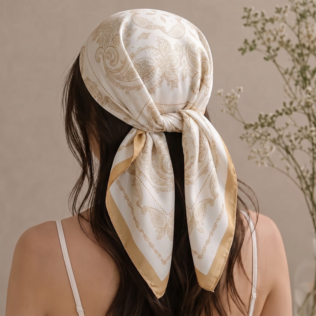 Scarf Square Hijab Bandana Hea - Scarf Silk Square 리뷰 및 가격