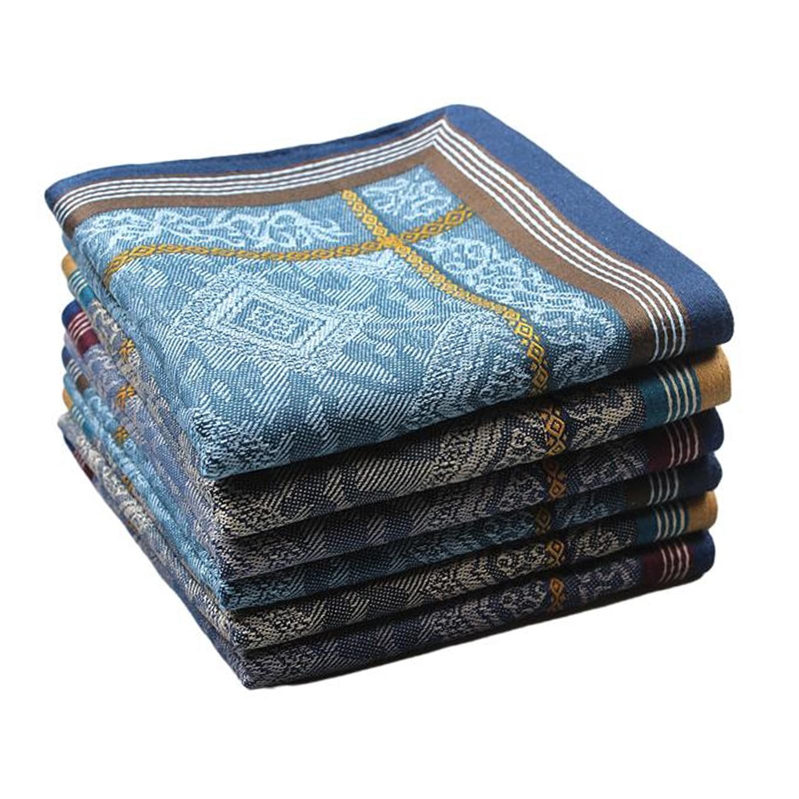 3Pcs Pocket Square Hankies Jac - Handkerchief Cotton Men 리뷰 및 가격