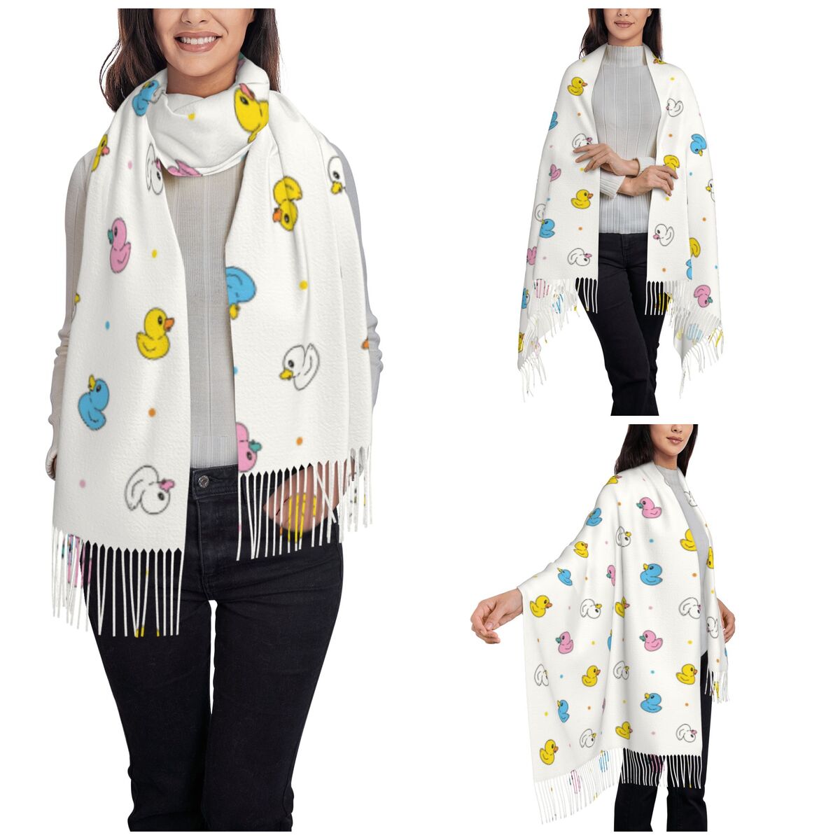 Women's Scarf with Tassel Cute - Pashmina Wrap Large 리뷰 및 가격