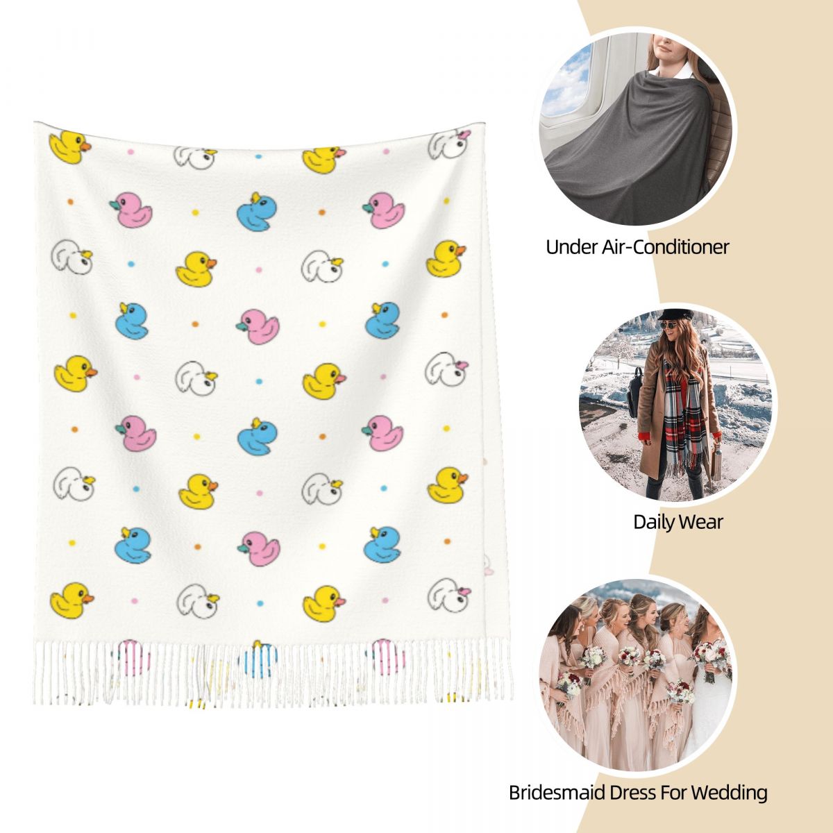 Women's Scarf with Tassel Cute - Pashmina Wrap Large 리뷰 및 가격