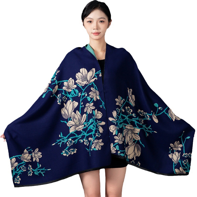 Women Winter Shawl Cashmere Sc - Woven Scarf Blanket 리뷰 및 가격