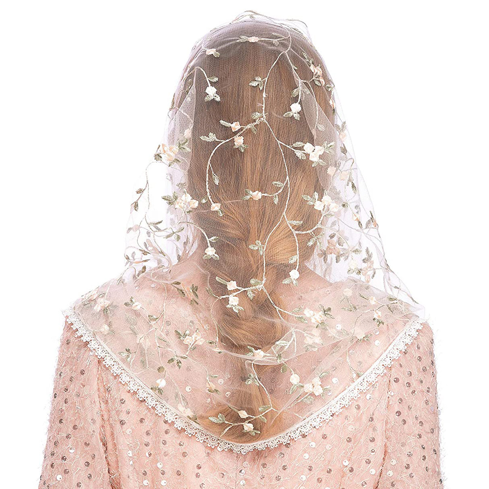 Women Chapel Veils Lady Mantil - Infinity Scarf Knit 리뷰 및 가격