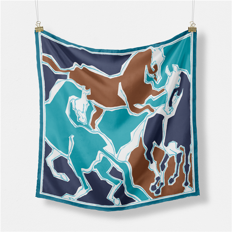 Twill Silk Scarf Woman Three H - Scarf Silk Square 리뷰 및 가격