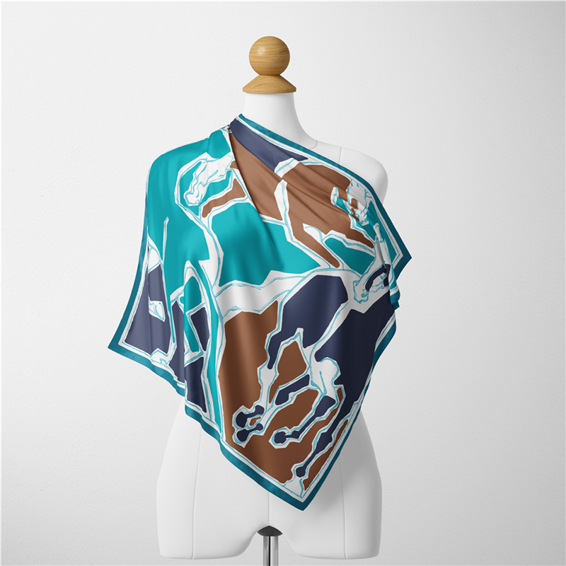 Twill Silk Scarf Woman Three H - Scarf Silk Square 리뷰 및 가격