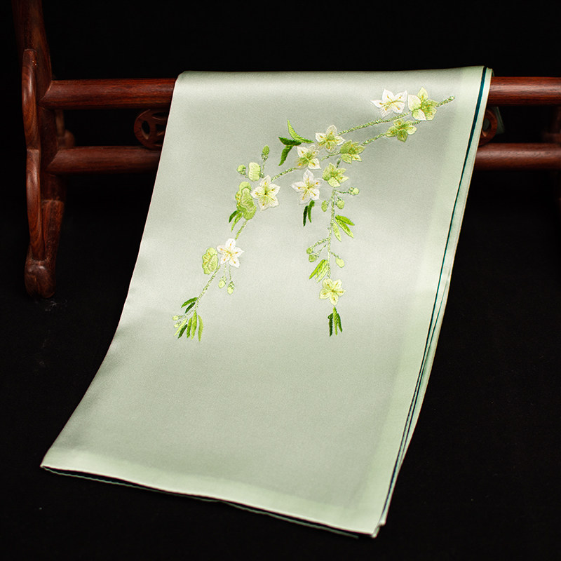 Pure Silk Suzhou Embroidery Sc - Silk Neck Scarf 리뷰 및 가격