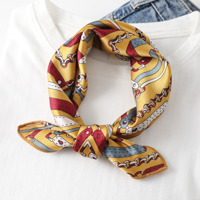 Women scarf  50*50cm Square Sk - Face Scarf Mask 리뷰 및 가격
