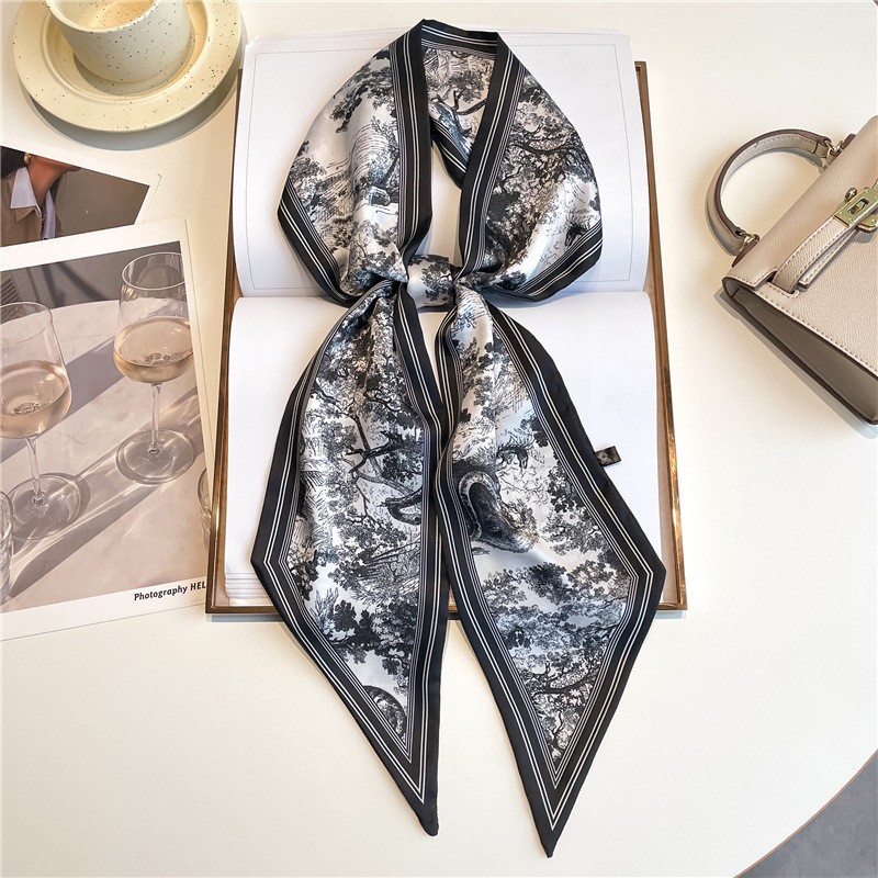 Luxury Long Neckerchief Skinny - Ascot Neck Scarf 리뷰 및 가격