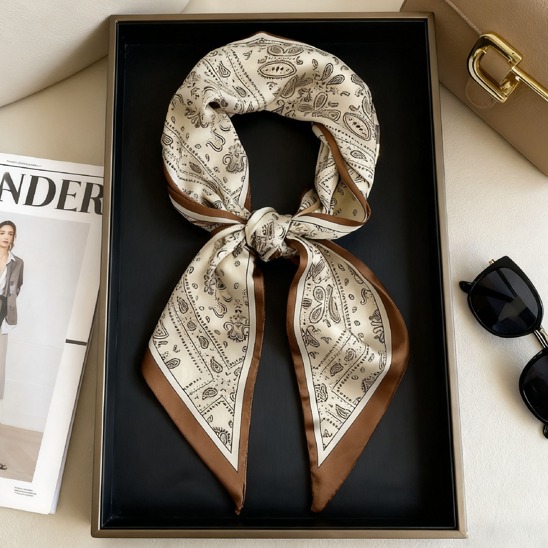 Luxury Long Neckerchief Skinny - Ascot Neck Scarf 리뷰 및 가격