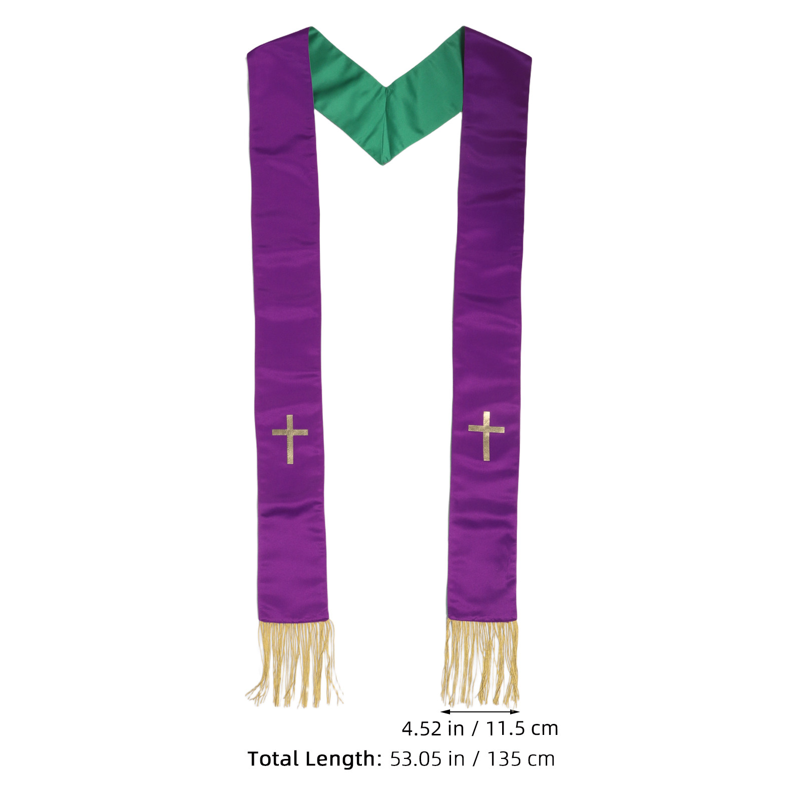 Reversible Embroidered Pastor  - Stole Wedding Shawl 리뷰 및 가격