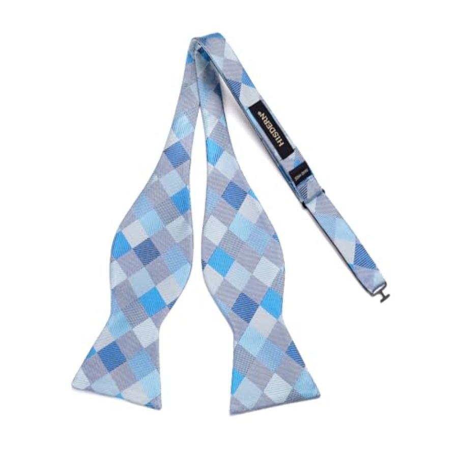 Bow Ties for Men Check Plaid S - Handkerchief Cotton Men 리뷰 및 가격