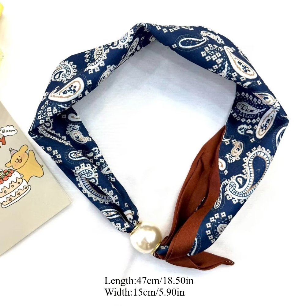1 Women's Vintage Printed Sati - Face Scarf Mask 리뷰 및 가격