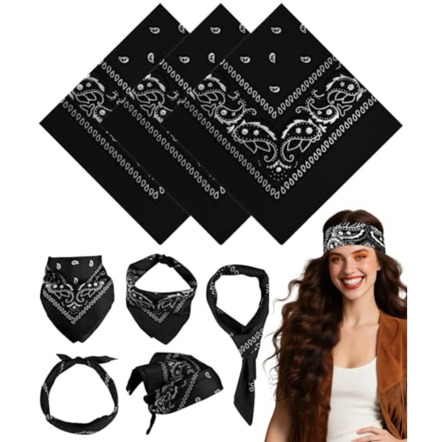 3/6/ Pack Bandanas for Women M - Handkerchief Cotton Men 리뷰 및 가격
