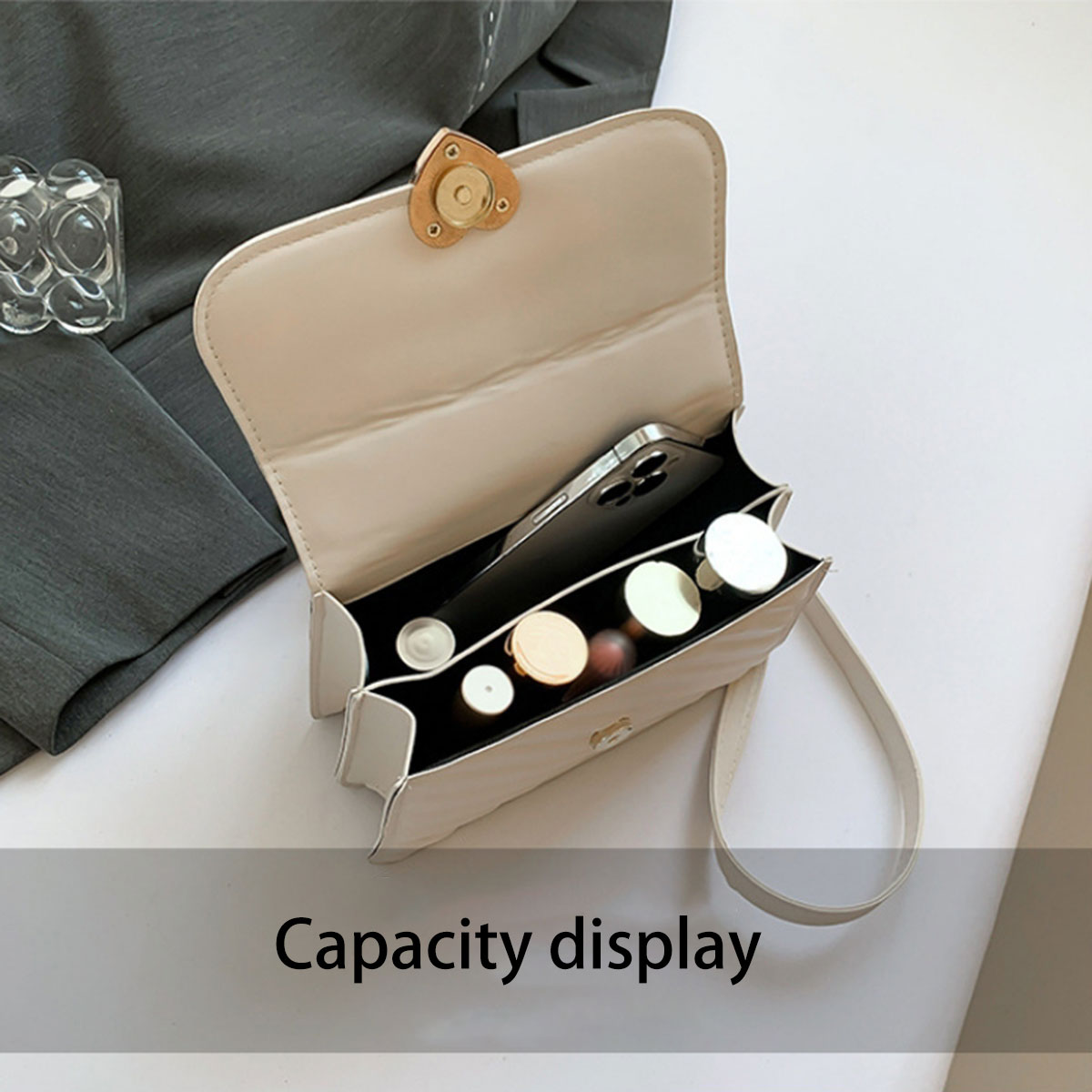 White fashion women's bag simp - Pocket Square Set 리뷰 및 가격