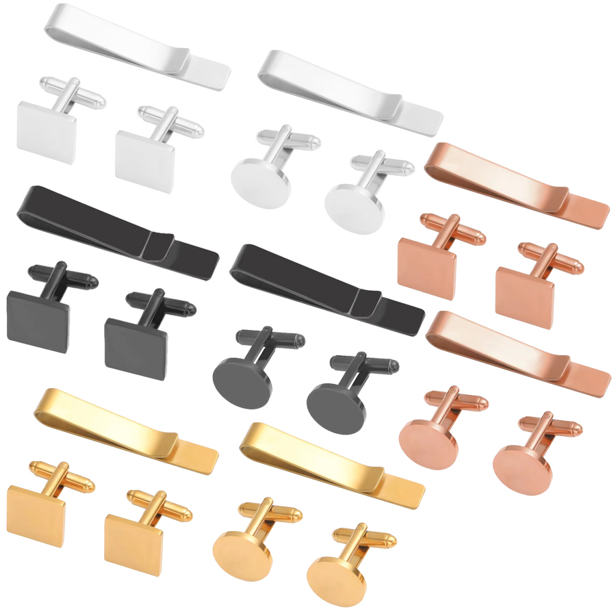 Freeteeme New Fashion Cufflink - Tie Bar Set Gift 리뷰 및 가격