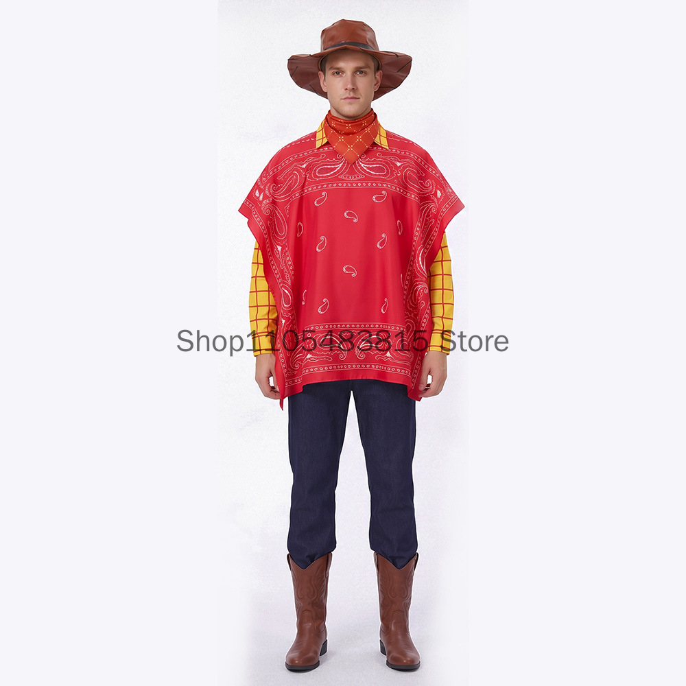 Men's Woody Cosplay costume To - Ascot Neck Scarf 리뷰 및 가격