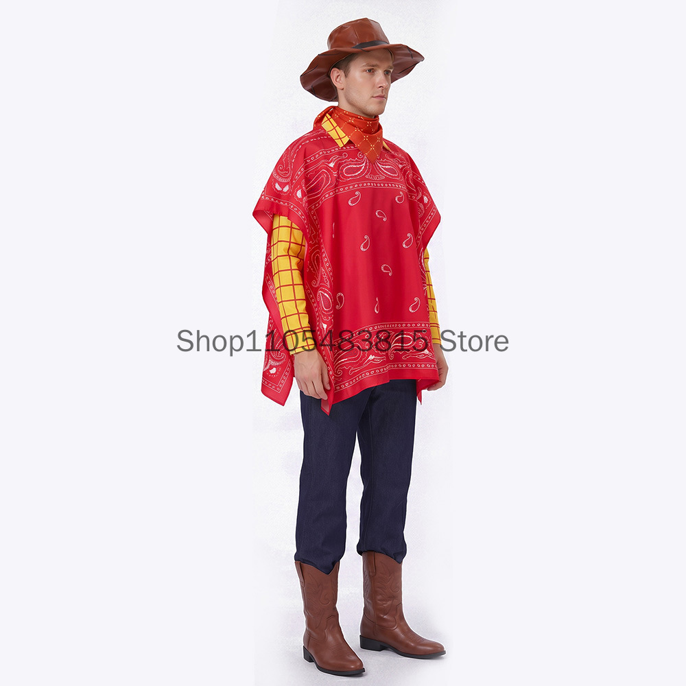 Men's Woody Cosplay costume To - Ascot Neck Scarf 리뷰 및 가격