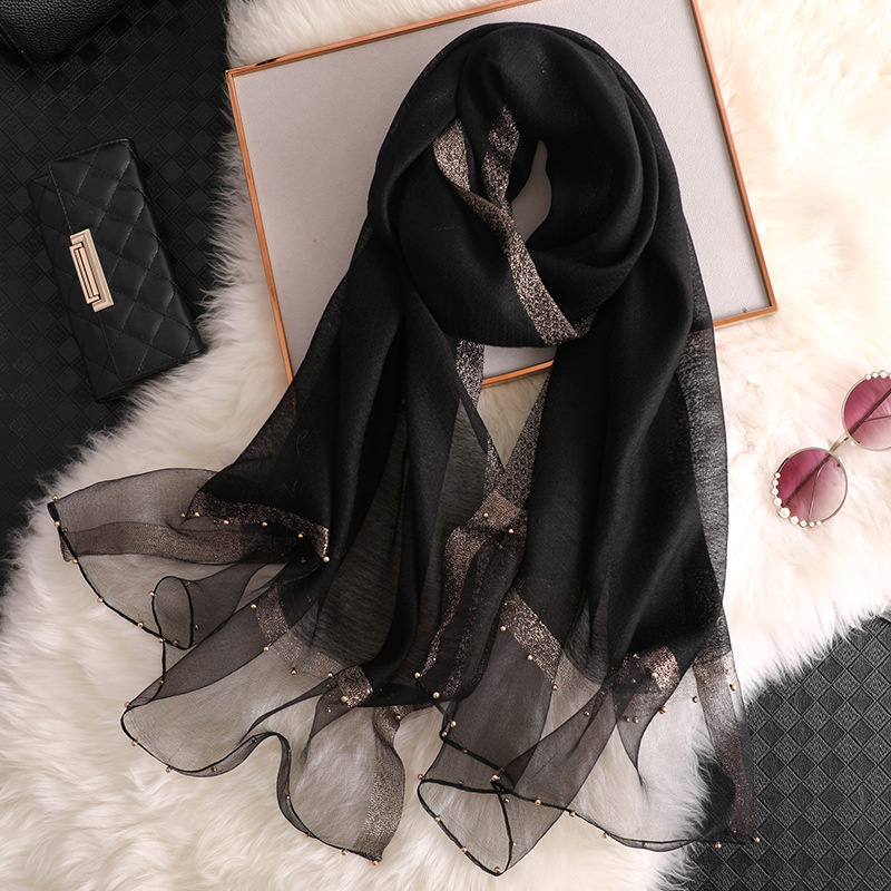 2024 Luxury 100% Silk Shawl Sc - Scarf Silk Square 리뷰 및 가격