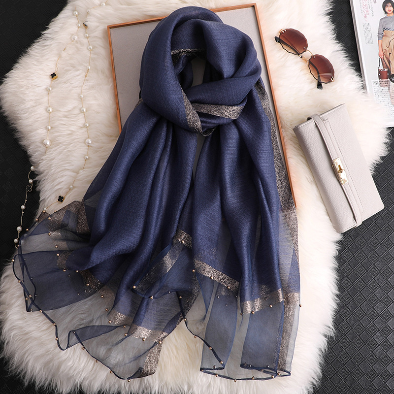 2024 Luxury 100% Silk Shawl Sc - Scarf Silk Square 리뷰 및 가격
