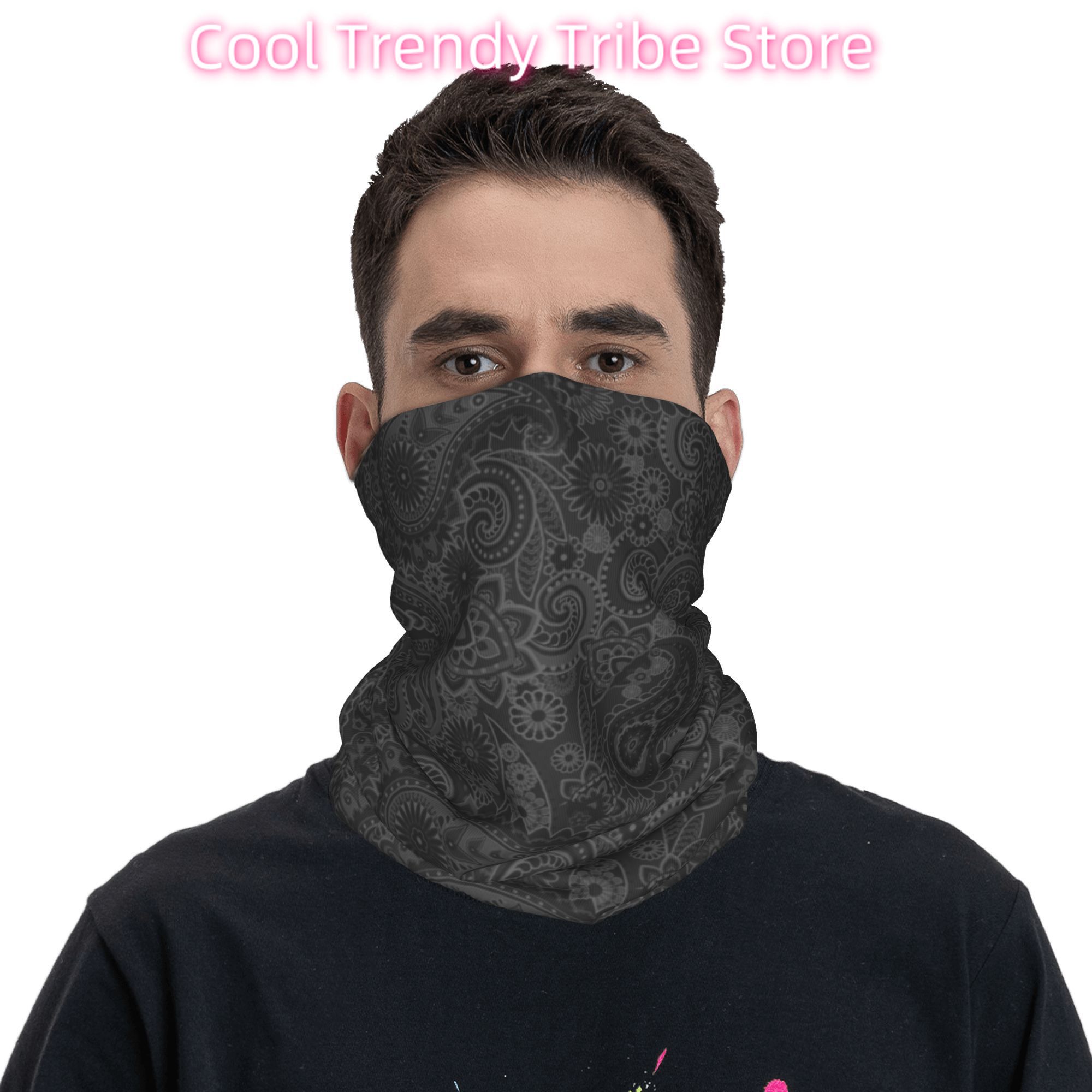 Custom Paisley Chicano Bandana - Neck Warmer Tube 리뷰 및 가격