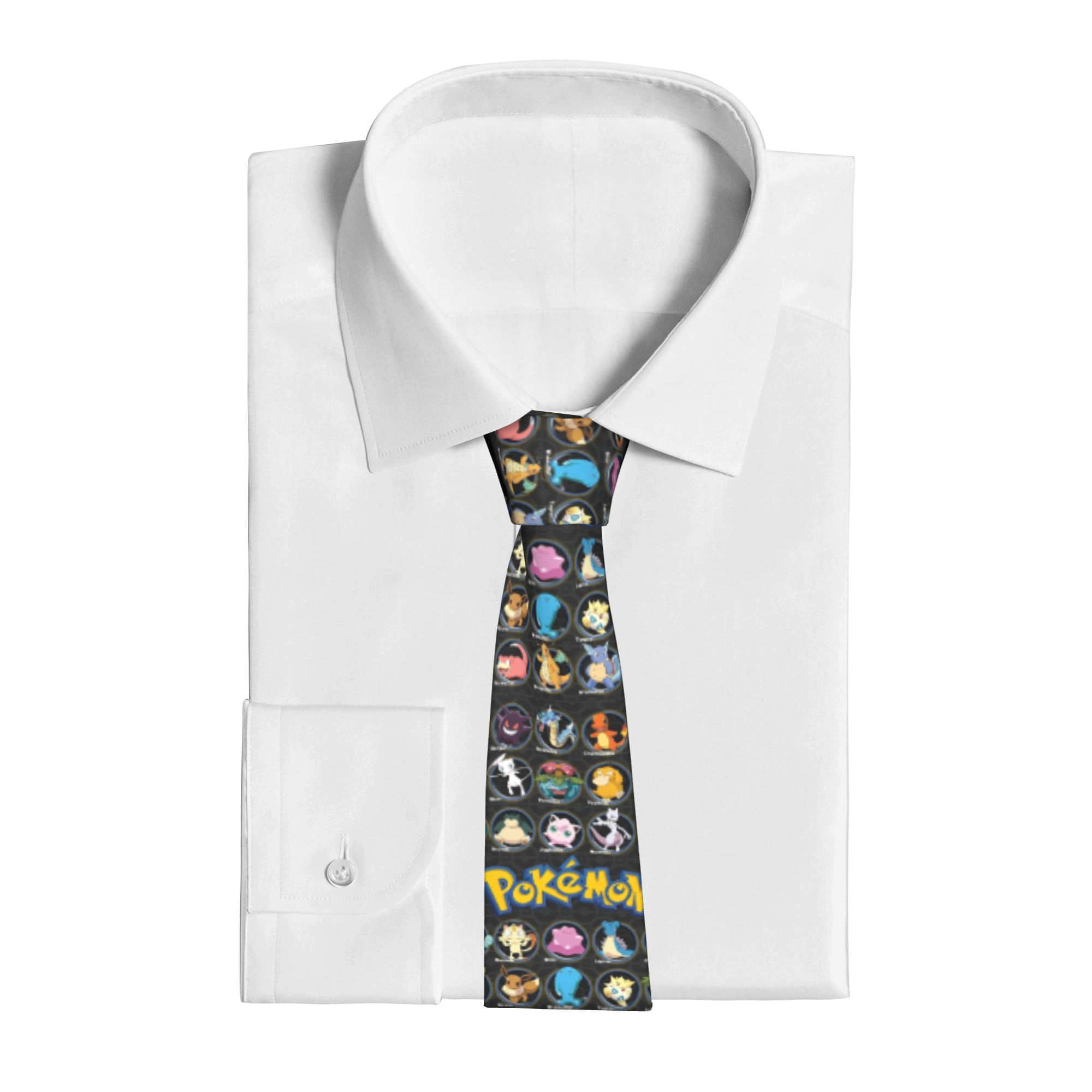 Cartoon Pokemon Characters Nec - Skinny Tie Men 리뷰 및 가격