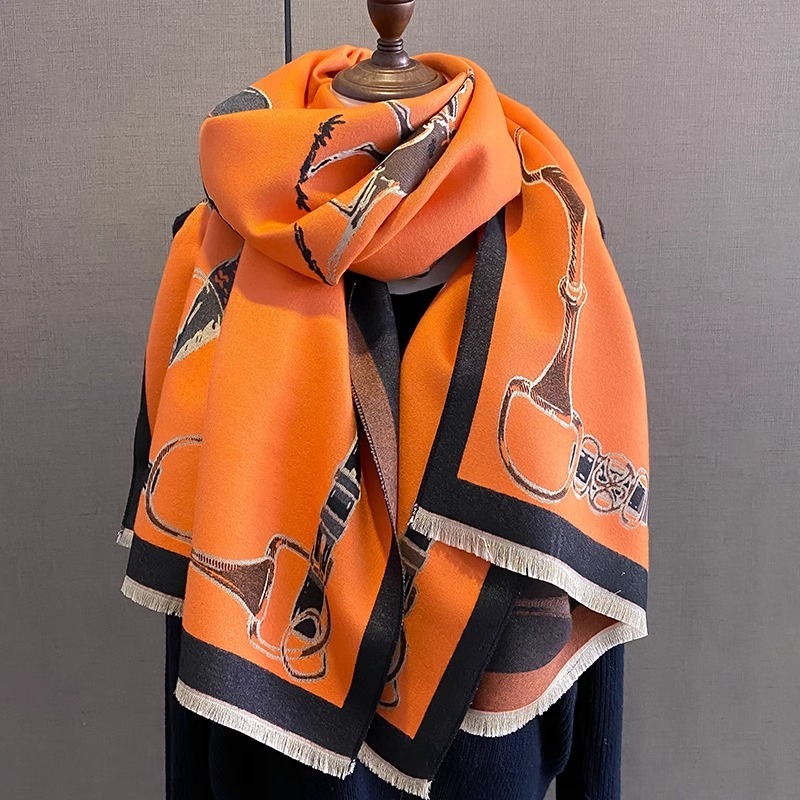 Retro Rider Horse Imitation Ca - Muffler Men Wool 리뷰 및 가격