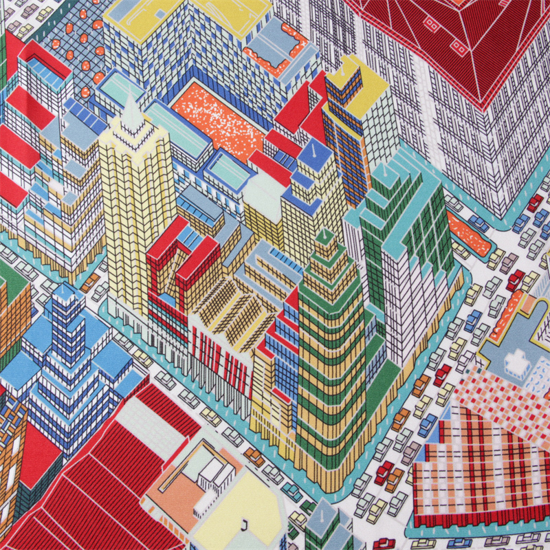 Silk Scarf Women Magic City Pr - Scarf Silk Square 리뷰 및 가격