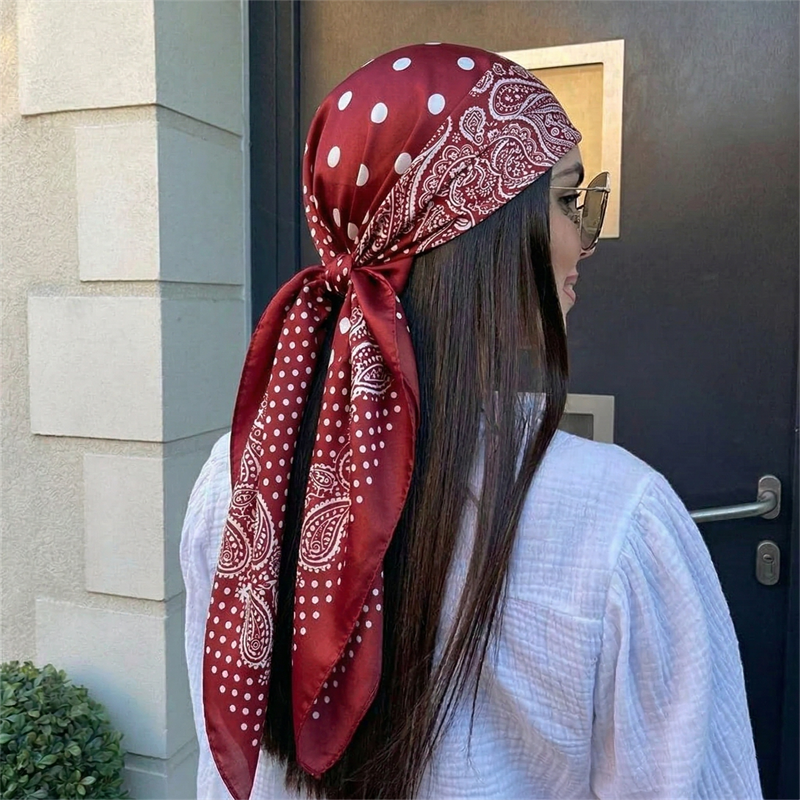 90cm Luxury Brand 2026 Dot Pri - Face Scarf Mask 리뷰 및 가격