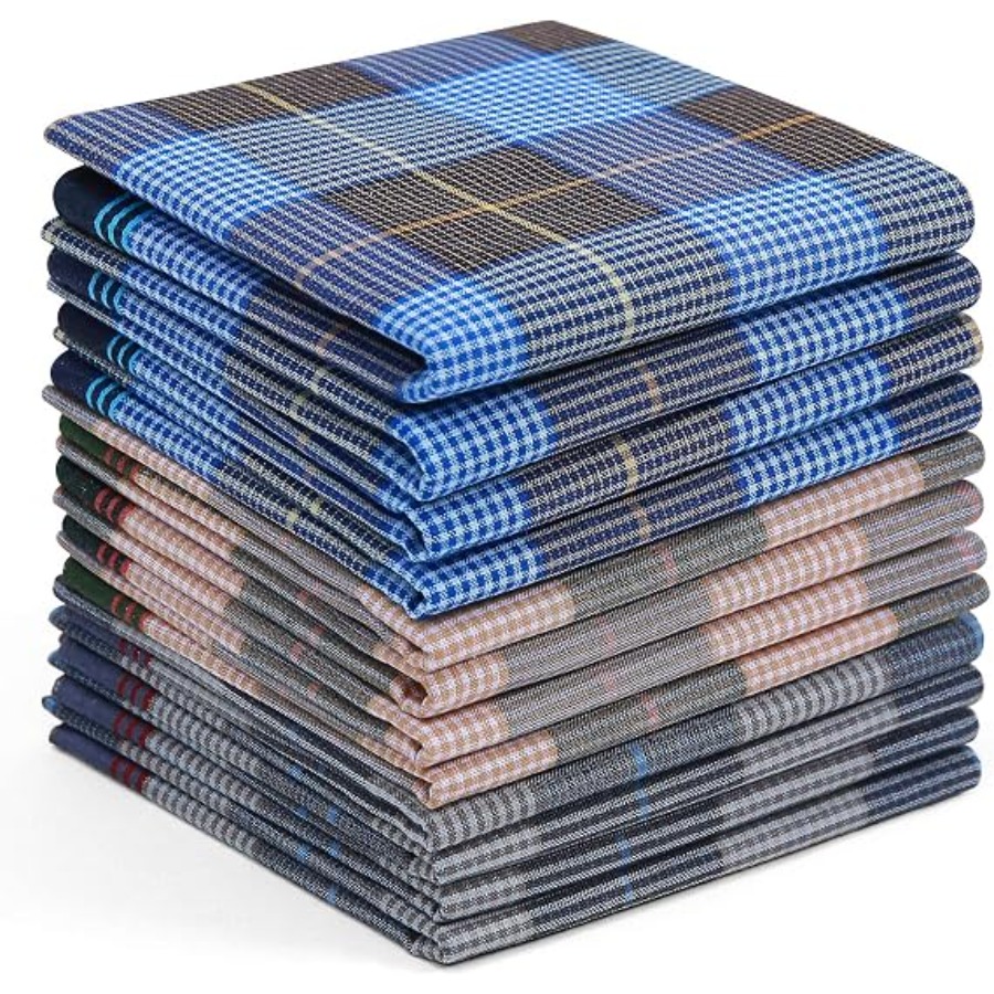 Handkerchiefs for Men, 12PCS 1 - Handkerchief Cotton Men 리뷰 및 가격