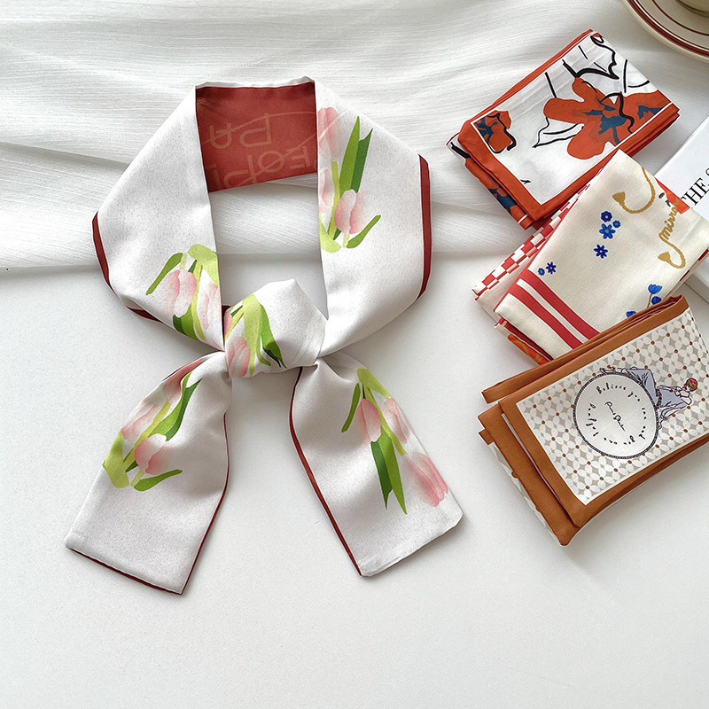 New luxury Brand Model Small S - Silk Neck Scarf 리뷰 및 가격