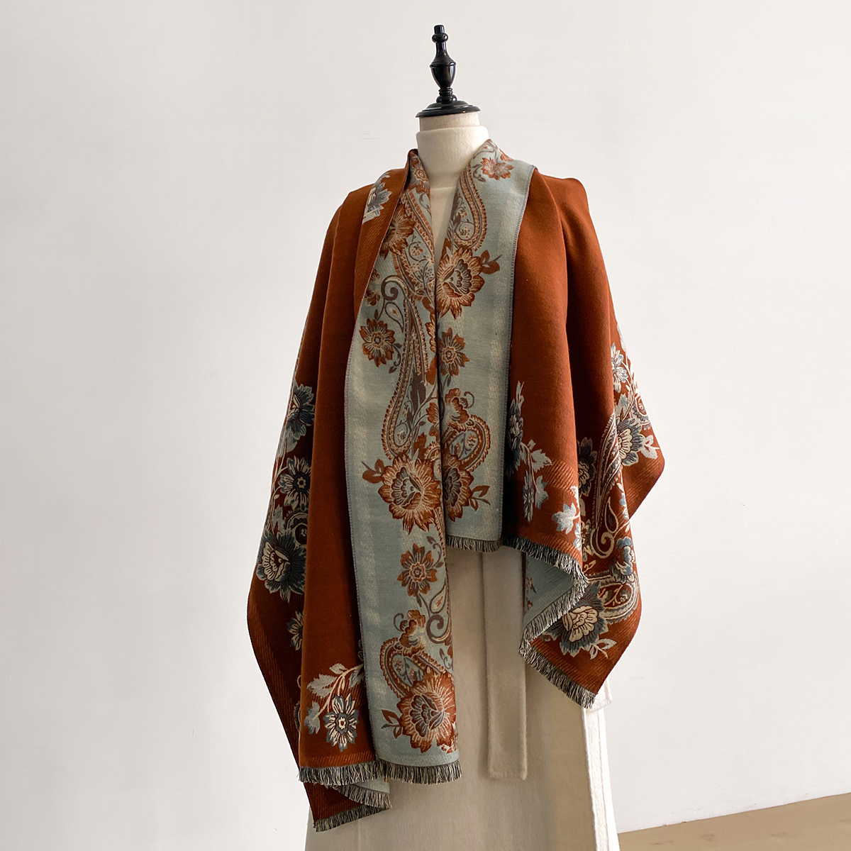 2025 Winter Luxury Imitation C - Woven Scarf Blanket 리뷰 및 가격