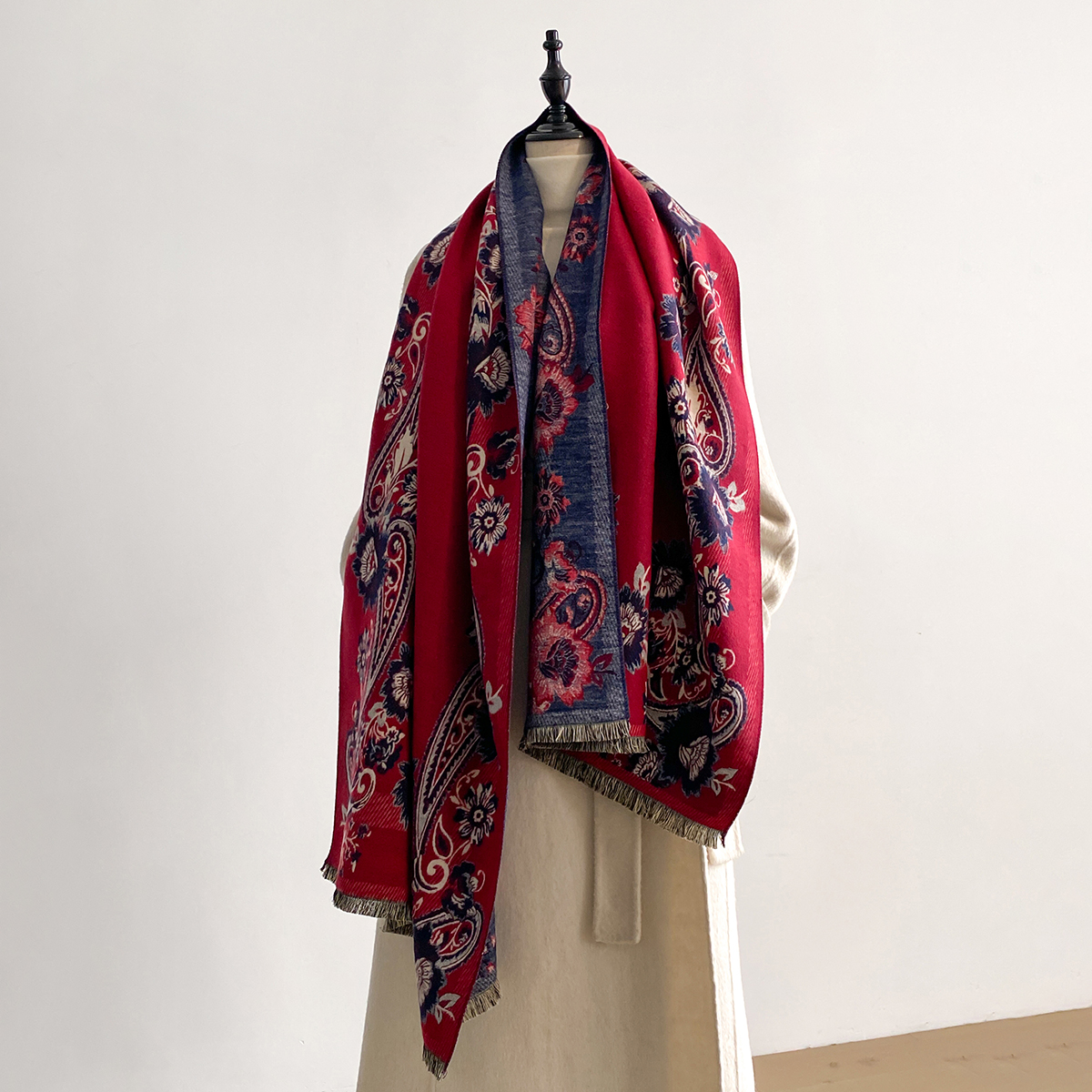 2025 Winter Luxury Imitation C - Woven Scarf Blanket 리뷰 및 가격