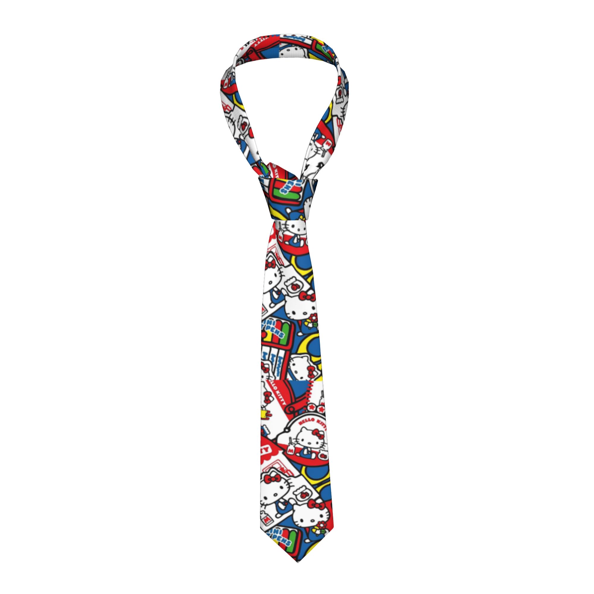 Hello Kitty Colorful Neckties  - Skinny Tie Men 리뷰 및 가격