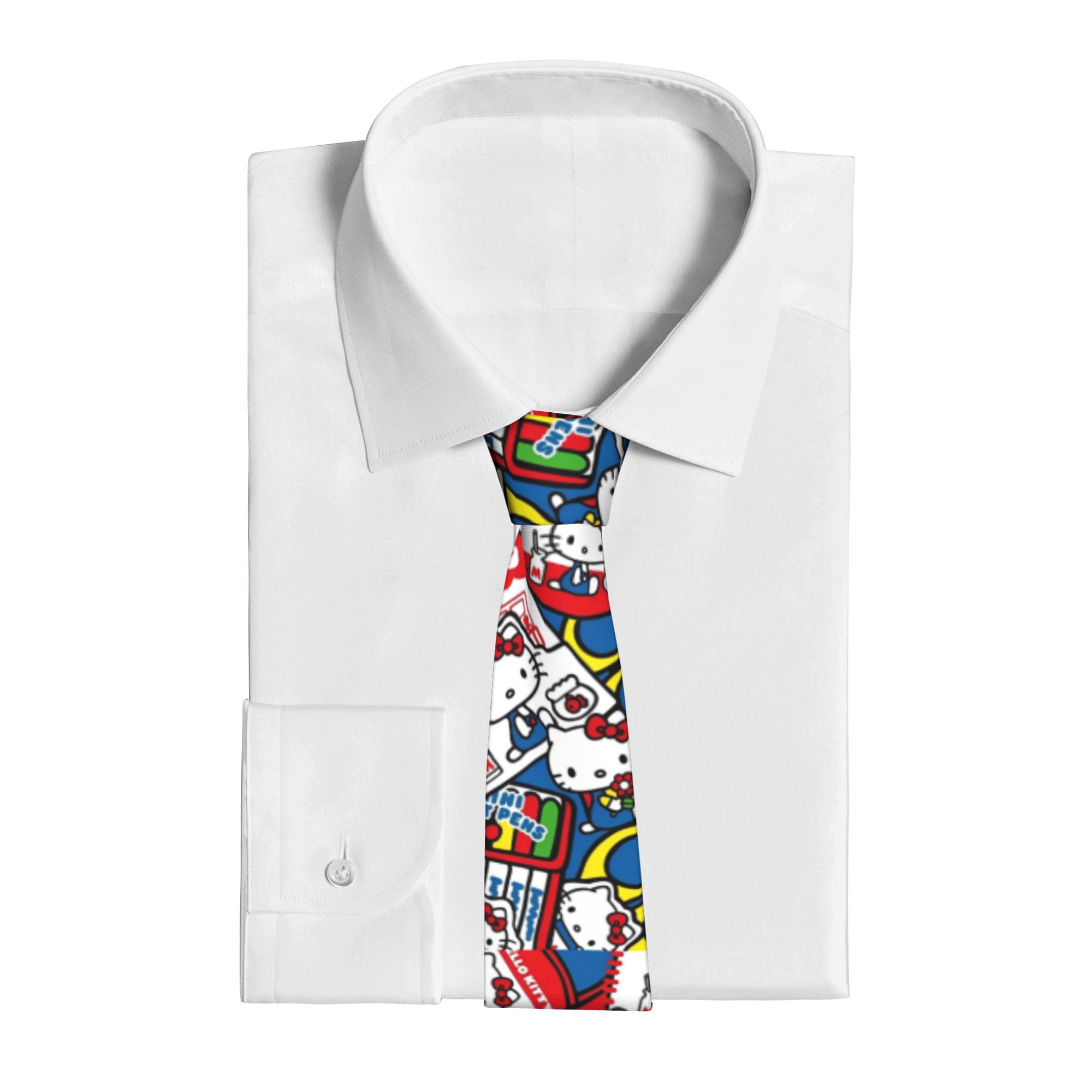 Hello Kitty Colorful Neckties  - Skinny Tie Men 리뷰 및 가격