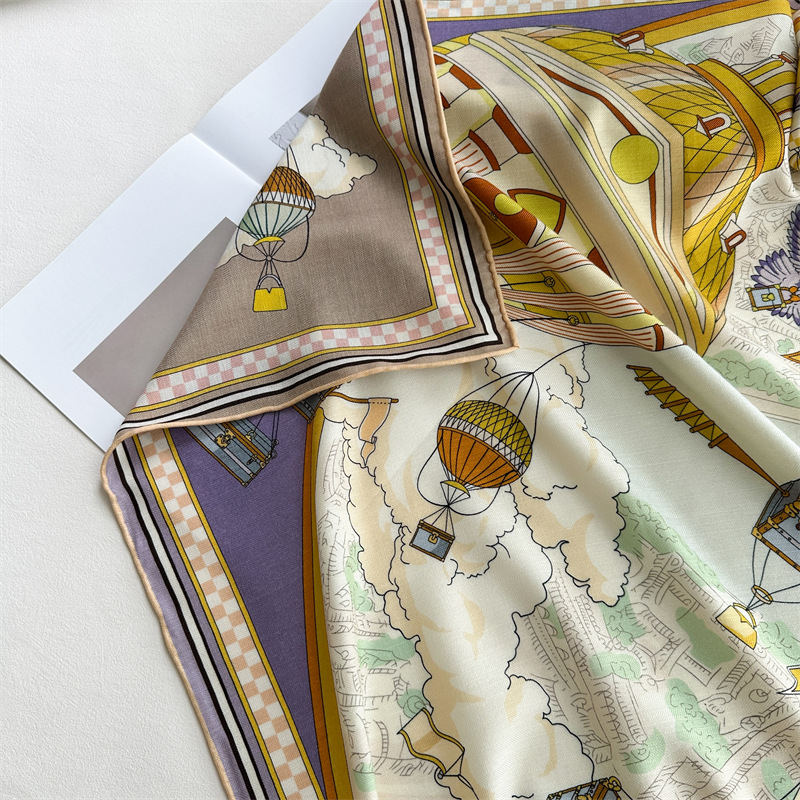 Fashion 135x135cm Silk Wool Sc - Pashmina Wrap Large 리뷰 및 가격