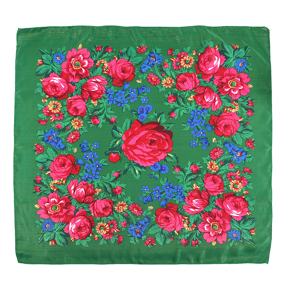 110*110cm Golden Silvery Wire  - Bandana Cotton 리뷰 및 가격