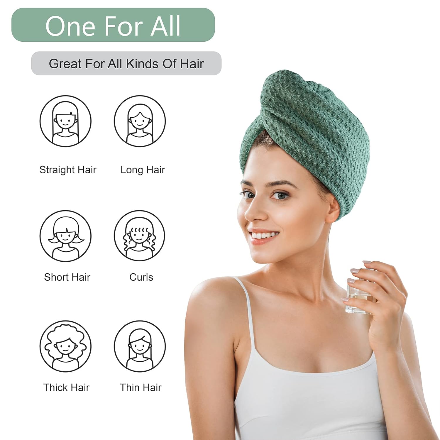 Microfiber Hair Drying Towel - - Head Wrap Turban 리뷰 및 가격