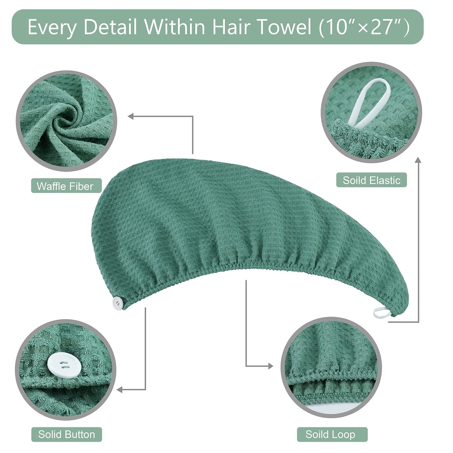 Microfiber Hair Drying Towel - - Head Wrap Turban 리뷰 및 가격