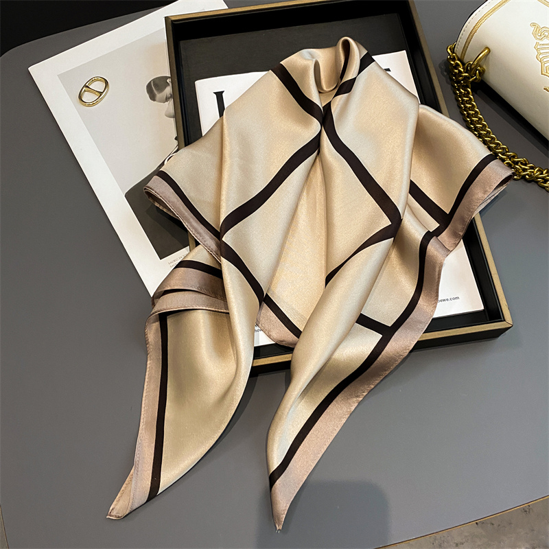 100% Real Silk Scarf New 70CM  - Scarf Silk Square 리뷰 및 가격